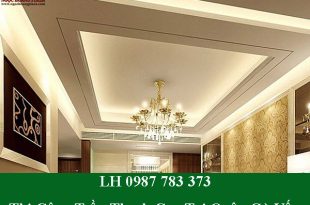 Thi công trần thạch cao tại quận gò vấp giá rẻ