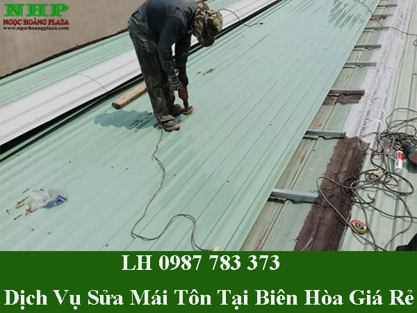 Dịch vụ sửa chữa mái tôn tại biên hòa rẻ nhất