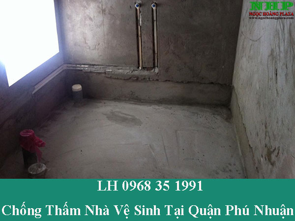 Dịch vụ chống thấm nhà vệ sinh tại quận phú nhuận