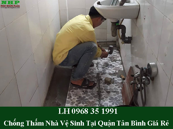 Dịch vụ chống thấm nhà vệ sinh tại quận tân bình giá rẻ