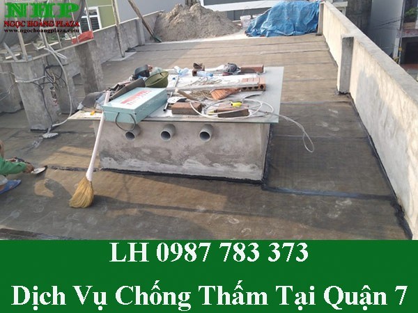 Dịch vụ chống thấm tại quận 7 triệt để, giá rẻ