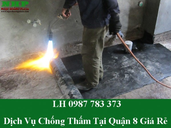 Dịch vụ chống thấm tại quận 8 triệt để với giá rẻ nhất