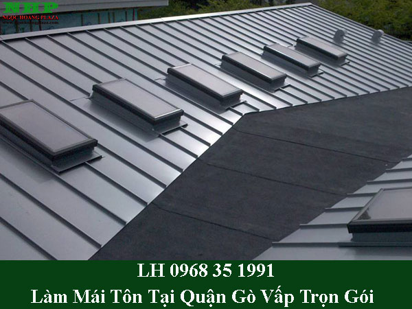 Làm mái tôn tại quận gò vấp trọn gói