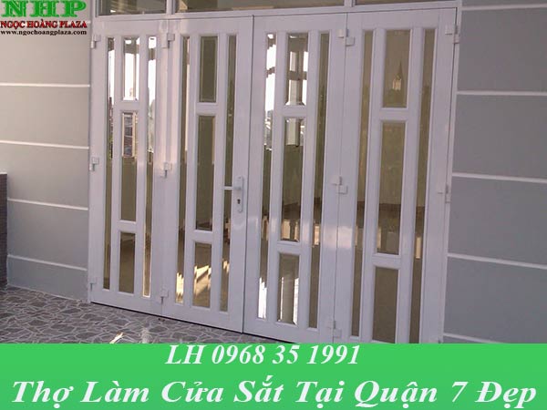 Thợ làm cửa sắt hộp tại quận 7 đẹp và giá rẻ
